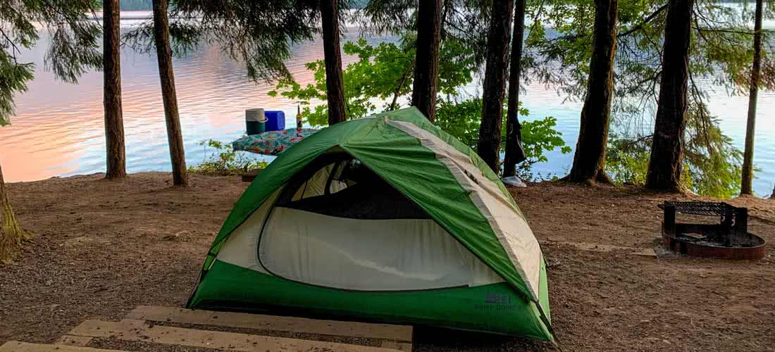 Camping at Baker Bay Dorena Lake