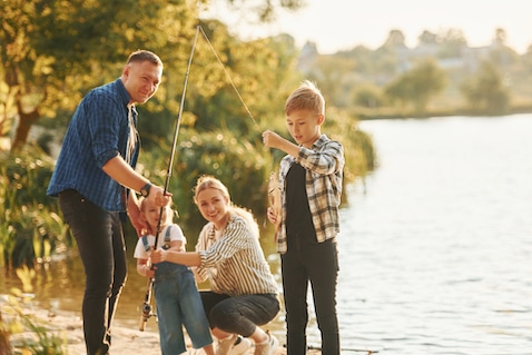 Family Fishing Day at Green Island